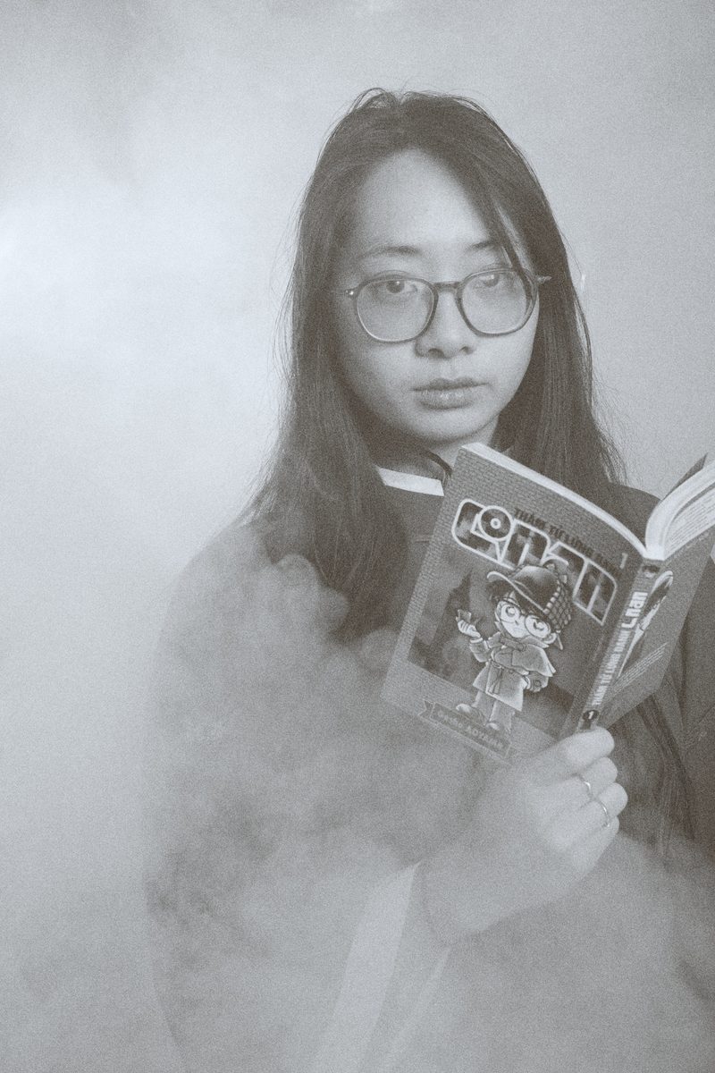 Portrét: Nguyen Tam — studentka. Výstava Little Hanoi, Next Generation, Praha 2026.